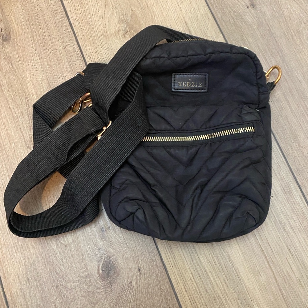 Kedzie Black Crossbody Bag